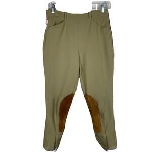 Tailored Sportsman Trophy Hunter Breeches Women 30 Olive Equestrian Riding Pants